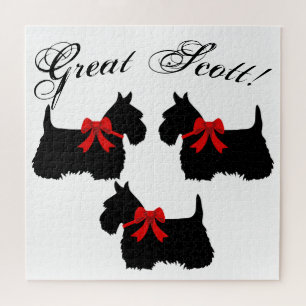"Great Scott!", Scottish Terrier dog/Scotland dog Puzzle