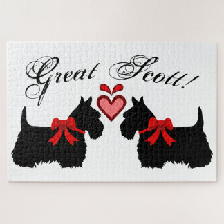"Great Scott!", Scottish Terrier Hund/Red Herz Puzzle