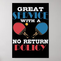 Great Service With A No Return Policy Tischtennis