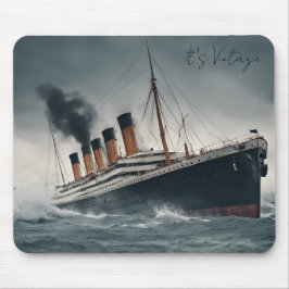 Great Ship Titanic on Ocean Classic Mousepad