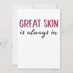 Great Skin Specialist Dermatologin Skin Feiertagskarte