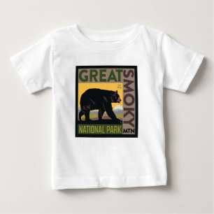 Great Smoky Mountain National Park Bear Baby T-shirt