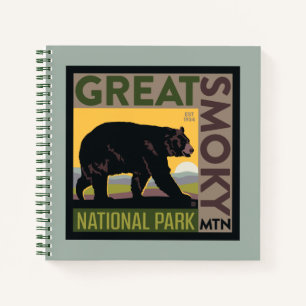 Great Smoky Mountain National Park  Bear Notizbuch