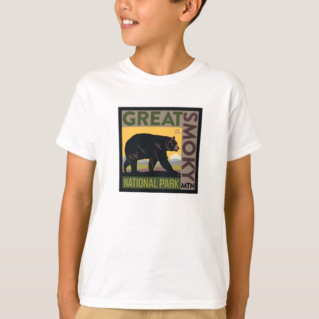 Great Smoky Mountain National Park| Bear T-Shirt (Vorderseite)