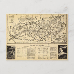 Great Smoky Mountains National Park (1940) Postkarte