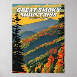 Great Smoky Mountains National Park Abbildung r Poster