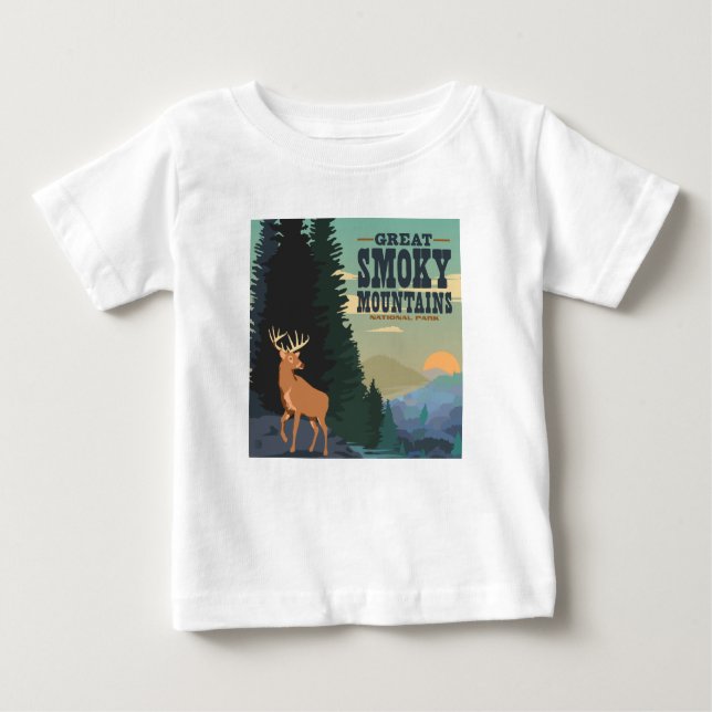 Great Smoky Mountains National Park Baby T-shirt (Vorderseite)