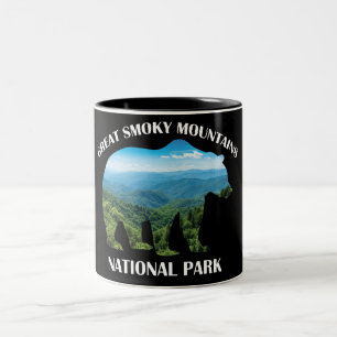 Great Smoky Mountains National Park Bär Camping Zweifarbige Tasse