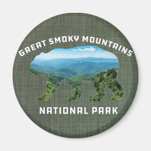 Great Smoky Mountains National Park Bär Souvenir Magnet