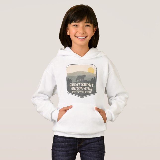 Great Smoky Mountains National Park Bären Hoodie (Vorne ganz)