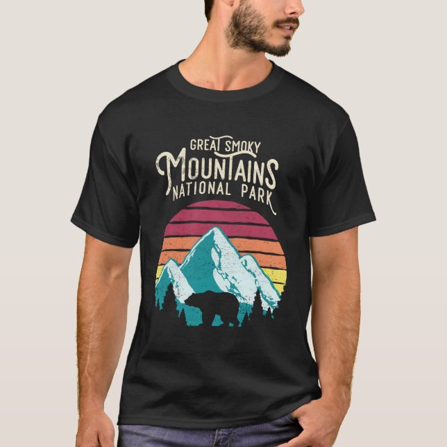Great Smoky Mountains National Park Bären T-Shirt (Vorderseite)