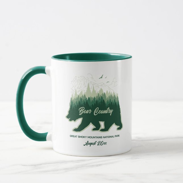 Great Smoky Mountains National Park Bärenland Tasse (Links)