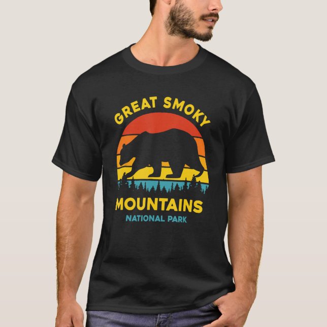 Great Smoky Mountains National Park Bear T-Shirt (Vorderseite)