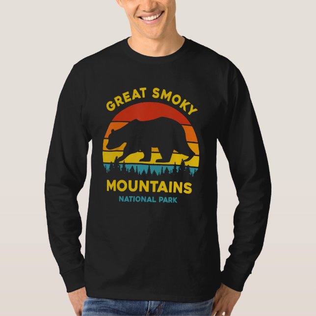 Great Smoky Mountains National Park Bear T-Shirt (Vorderseite)