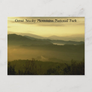 Great Smoky Mountains National Park Dawn Postkarte
