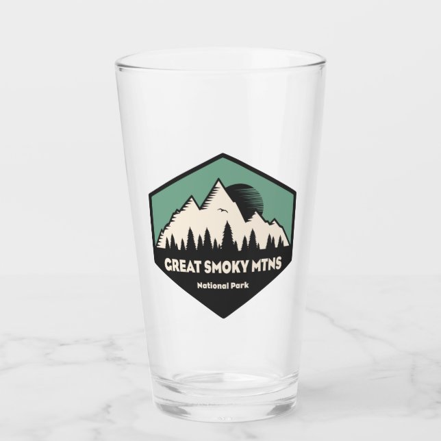 Great Smoky Mountains National Park Glas (Vorderseite)