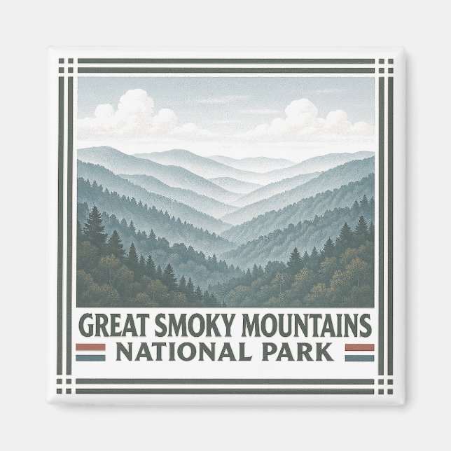 Great Smoky Mountains National Park Magnet (Vorne)
