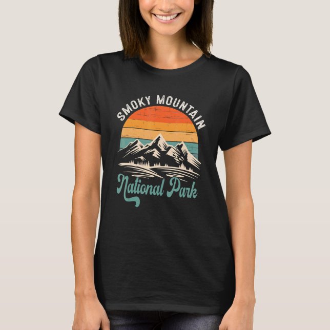 Great Smoky Mountains National Park Mountain Hikin T-Shirt (Vorderseite)
