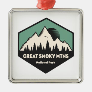 Great Smoky Mountains National Park Ornament Aus Metall