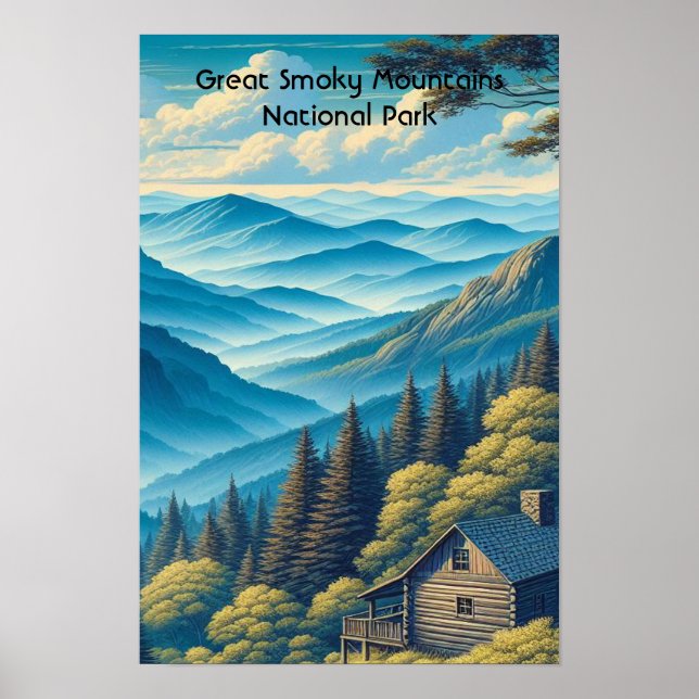 Great Smoky Mountains National Park Poster (Vorne)
