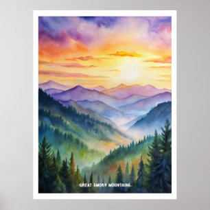 Great Smoky Mountains National Park Poster