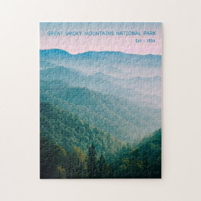 Great Smoky Mountains National Park Puzzle (Vertikal)