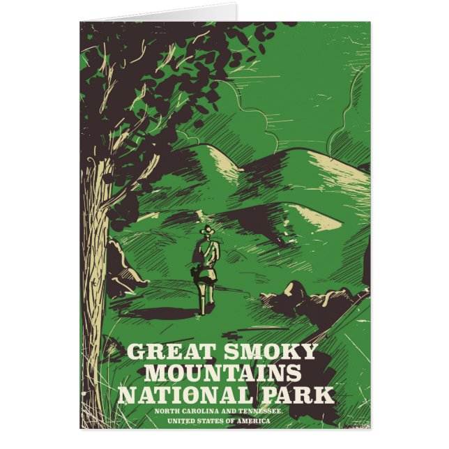 Great Smoky Mountains National Park Reiseplakat (Vorne)