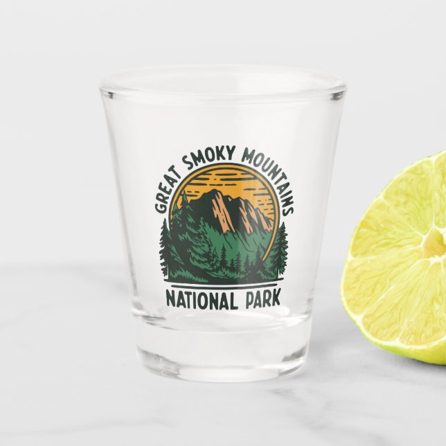 Great Smoky Mountains National Park Schnapsglas (Vorderseite)