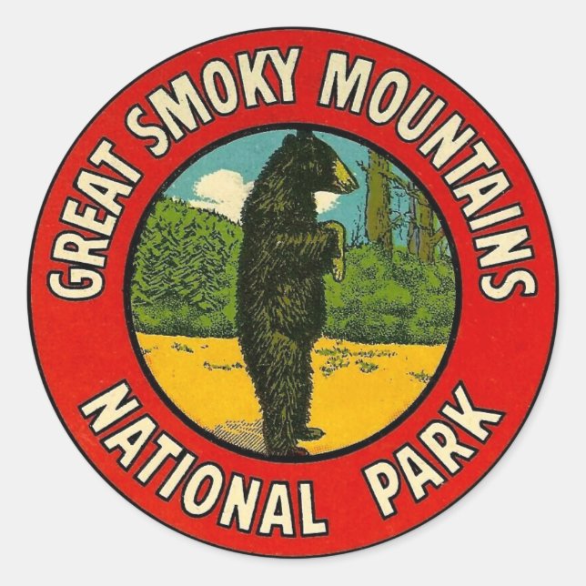 Great Smoky Mountains National Park Stickers (Vorderseite)