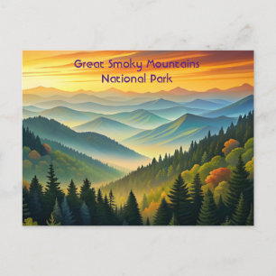 Great Smoky Mountains National Park Stylist Postkarte