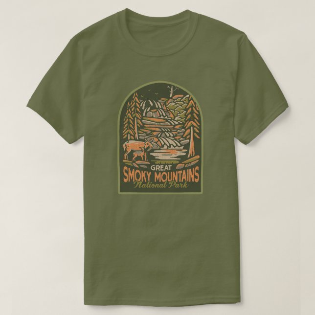 Great Smoky Mountains National Park T-Shirt (Design vorne)