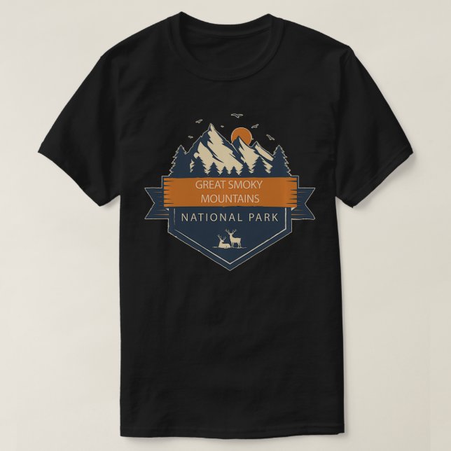 Great Smoky Mountains National Park T-Shirt (Design vorne)