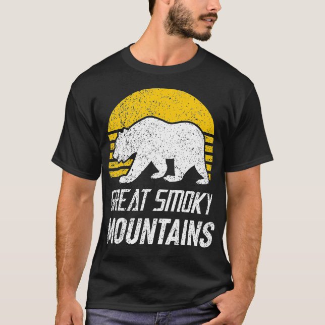 Great Smoky Mountains National Park Tennessee Bäre T-Shirt (Vorderseite)