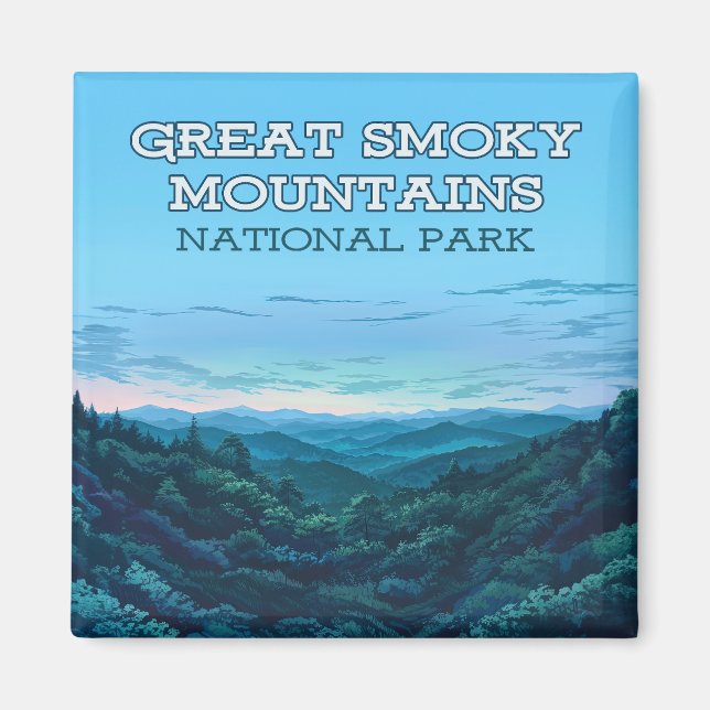 Great Smoky Mountains National Park Tennessee Magnet (Vorne)