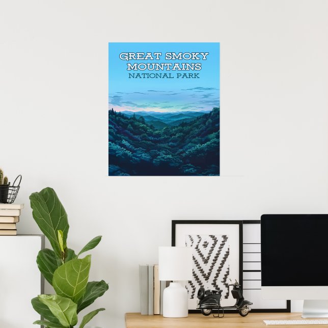 Great Smoky Mountains National Park Tennessee Poster (Heimbüro)