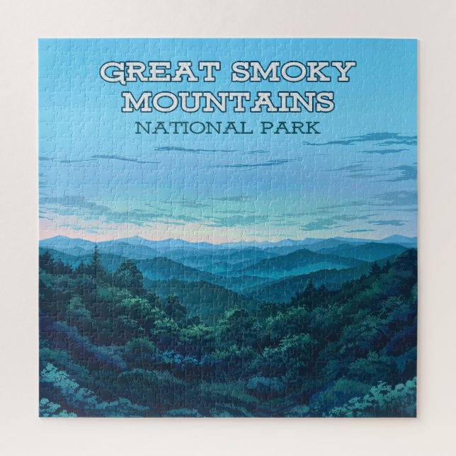 Great Smoky Mountains National Park Tennessee Puzzle (Vertikal)