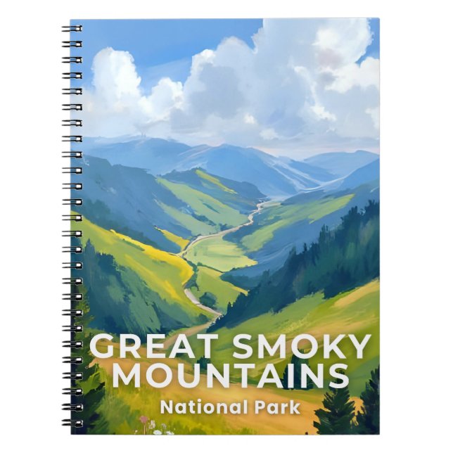 Great Smoky Mountains National Park Travel Notizblock (Vorderseite)