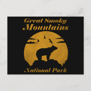 Great Smoky Mountains National Park Usa Bären Postkarte
