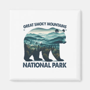 Great Smoky Mountains Nationalpark Bär Wandern Ca Magnet