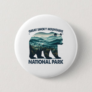 Great Smoky Mountains Nationalpark Bär Wanderung C Button