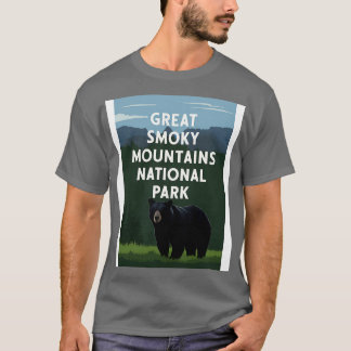 Great Smoky Mountains Nationalpark Parco Civico-Ci T-Shirt