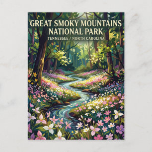 Great-Smoky-Mountains-Nationalpark Postkarte