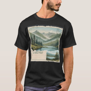 Great Smoky Mountains Nationalpark Postkarte Vinta T-Shirt