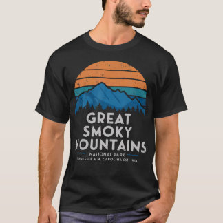 Great Smoky Mountains Nationalpark Sonnenuntergang T-Shirt