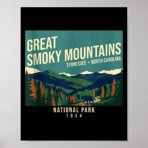 Great Smoky Mountains Nationalpark Tennessee Poster