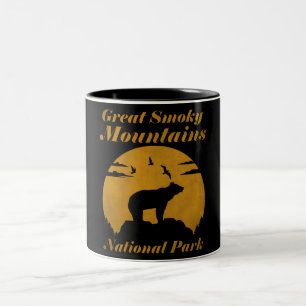 Great Smoky Mountains Nationalpark Usa Bear Zweifarbige Tasse