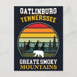 Great Smoky Mountains Nationalpark Vintag Postkarte