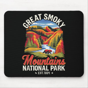 Great Smoky Mountains Nationalpark Vintage Nord Mousepad