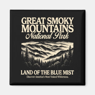 Great Smoky Mountains Nationalpark Vintage-Wanderu Magnet