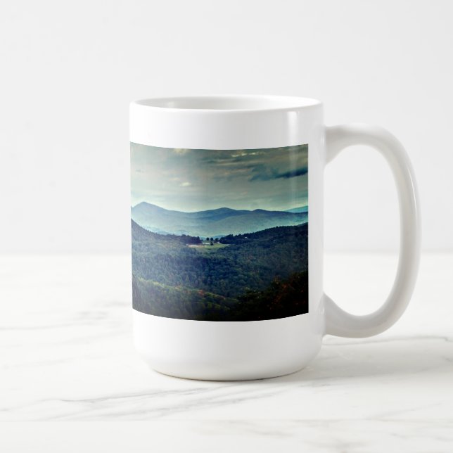 Great Smoky Mountains Nat'l Pk Panorama Foto Tasse (Rechts)
